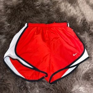 Nike red shorts